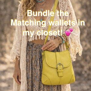 💛 Coach Soho Leather Flap Crossbody / Shoulder - EUC✨